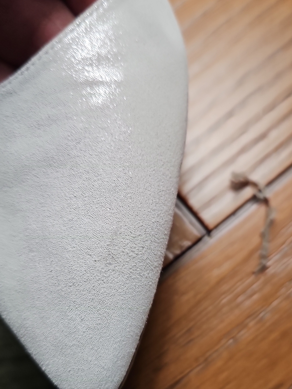 LK Bennett White Pointed Slingback Flats with Strappy Ankle - Picture 14 of 15